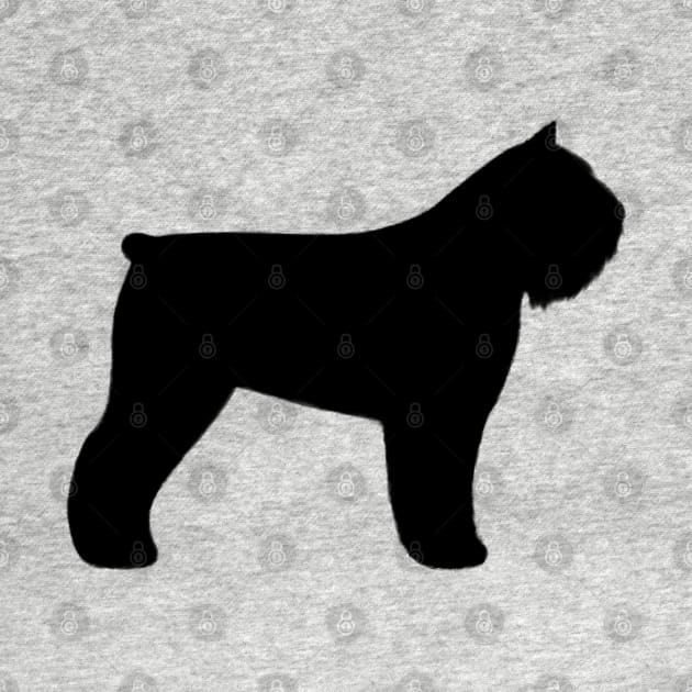 Bouvier des Flandres Silhouette by Coffee Squirrel